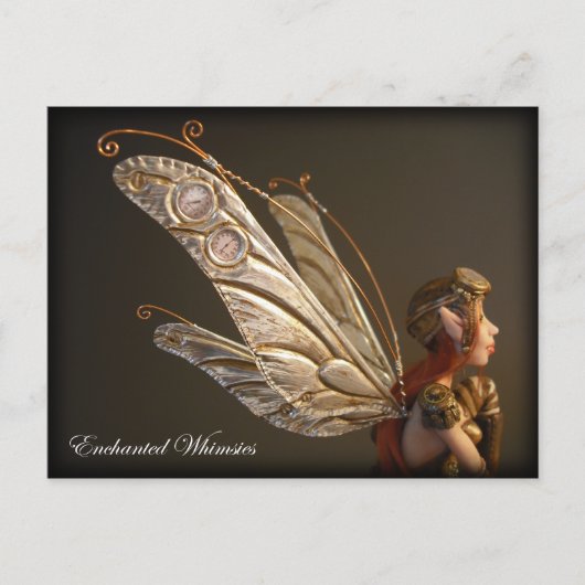 Briefkaart "Steampunk Fairy" (Voorkant)