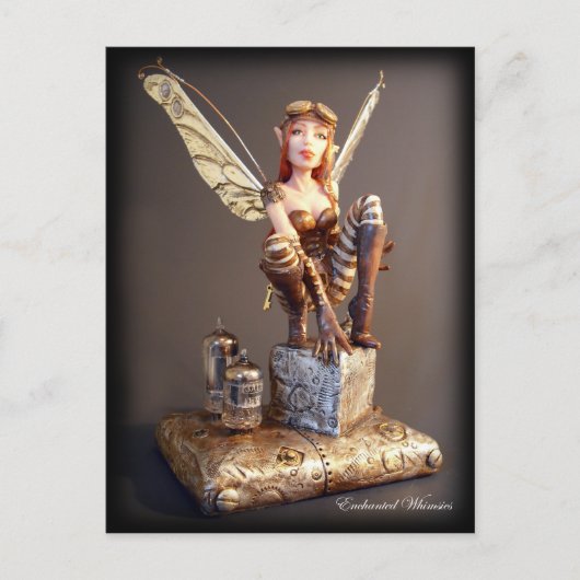 Briefkaart "Steampunk Fairy" (Voorkant)