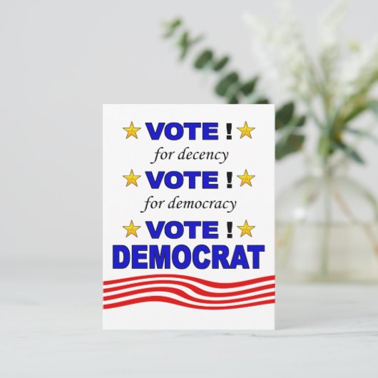 BRIEFKAART STEMMING (Staand voorkant)