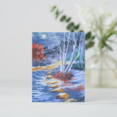 Briefkaart Stenen overspoelen (Staand voorkant)