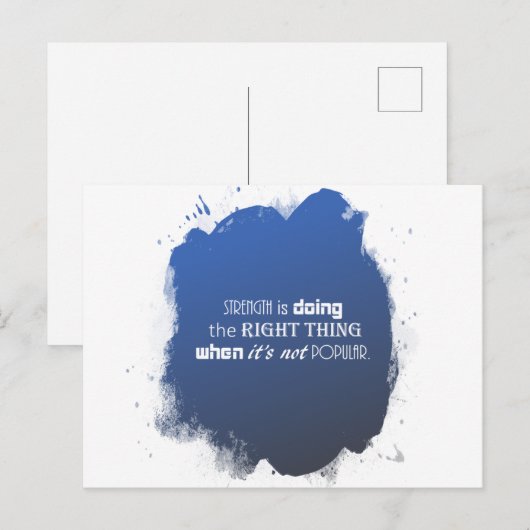 Briefkaart Sterkte offerte (Voorkant / Achterkant)