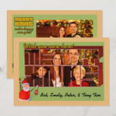  Briefkaart stijl kerst (Voorkant / Achterkant)