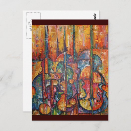 Briefkaart Stringel Instruments (Voorkant / Achterkant)