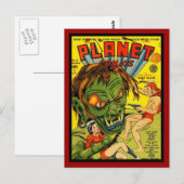 Briefkaart  Stripboek Hoesjes (Voorkant / Achterkant)