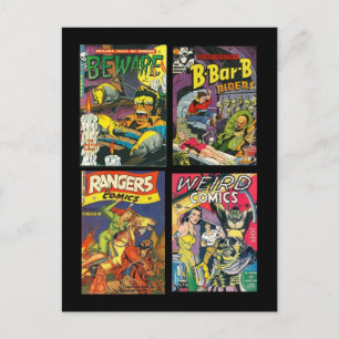 Briefkaart  Stripboek Hoesjes