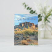 Briefkaart Superstition Mountain Arizona (Staand voorkant)