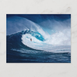 Briefkaart Surfgolven