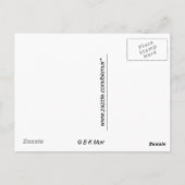 Briefkaart - Swallowtail Butterfly on Blossom (Achterkant)