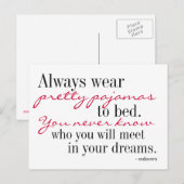 Briefkaart Sweet Dreams (Voorkant / Achterkant)