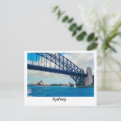 Briefkaart Sydney Harbour (Staand voorkant)