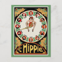 Briefkaart: 't Hippie van C. Verschuuren