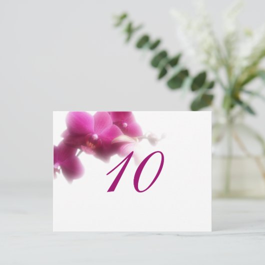 Briefkaart tabelnummer (Staand voorkant)