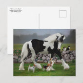 briefkaart "Tamlin and the Pups" (Voorkant / Achterkant)