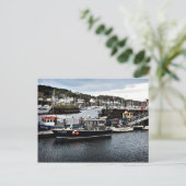 Briefkaart Tarbert Harbour (Staand voorkant)