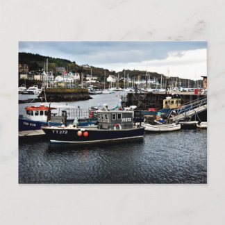 Briefkaart Tarbert Harbour