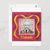 Briefkaart Tchaikovsky (Voorkant / Achterkant)