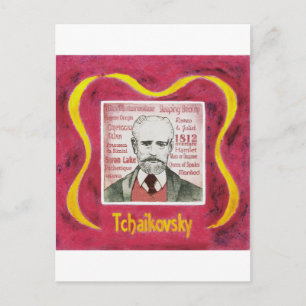 Briefkaart Tchaikovsky