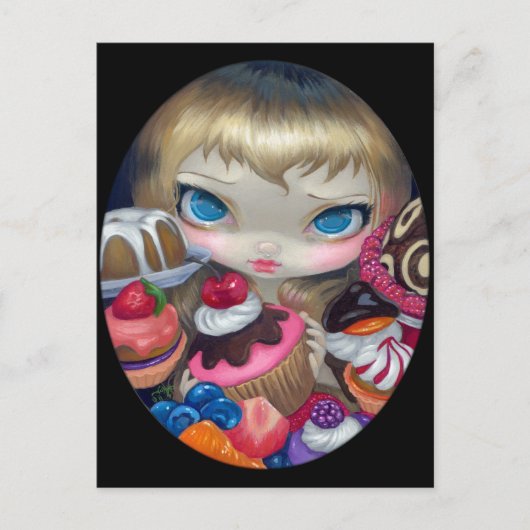 briefkaart "Tea Party Trees" (Voorkant)