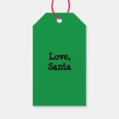 Briefkaart - Tel de dagen tot Kerstmis Cadeaulabel (Achterkant)