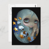 briefkaart "telende schapen" (Voorkant / Achterkant)