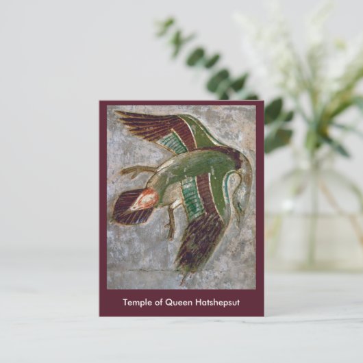 Briefkaart: Tempel van Koningin Hatshepsut Briefkaart (Staand voorkant)