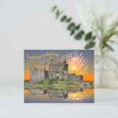 Briefkaart ter ere van de Schotse onafhankelijkhei (Staand voorkant)