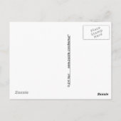 Briefkaart - Tern in flight (Achterkant)