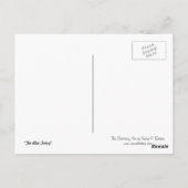 briefkaart "The Blue Fairy" (Achterkant)