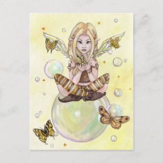 briefkaart "The Gold Fairy"