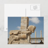Briefkaart The Ruins of Persepolis Close, Iran (Voorkant / Achterkant)