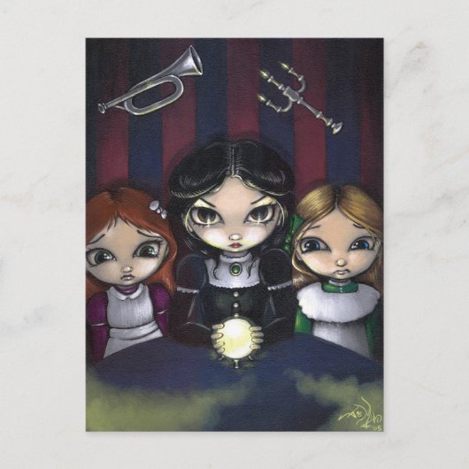 briefkaart "The Seance" (Voorkant)