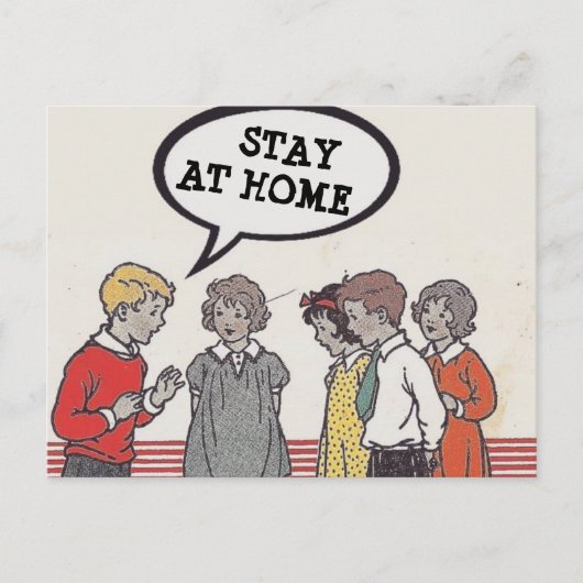 Briefkaart thuis (Voorkant)