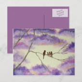 Briefkaart Titled: Een Kaart voor moeders met verb (Voorkant / Achterkant)