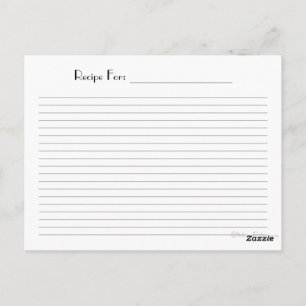 Briefkaart  toaster Recipe Card