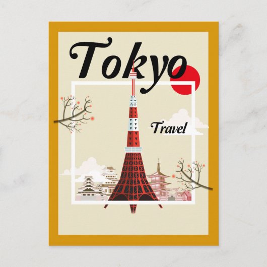 Briefkaart Tokio (Voorkant)