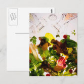 BRIEFKAART TOSSED GREEN SALAD (Voorkant / Achterkant)