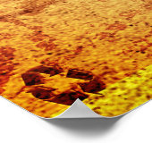 briefkaart tropische eilandkolibrie poster (Hoek)