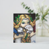 briefkaart "Two Fae Ferret" (Staand voorkant)