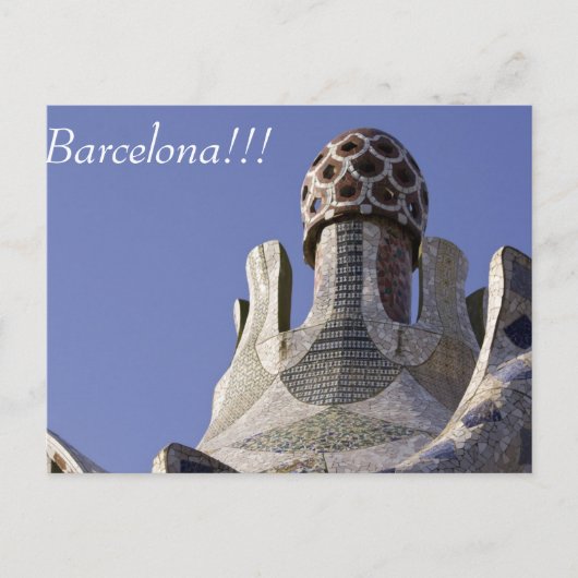 Briefkaart uit Barcelona.... (Voorkant)