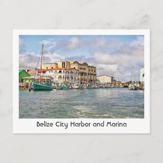 Briefkaart uit Belize City (Voorkant)
