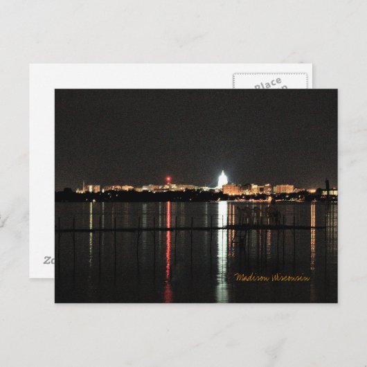 Briefkaart uit Madison Wisconsin (Voorkant / Achterkant)
