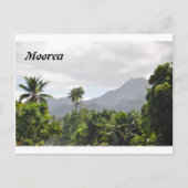 Briefkaart uit Moorea, Frans-Polynesië (Voorkant)