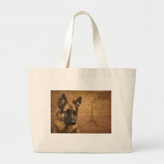 Briefkaart uit Parijs Grote Tote Bag