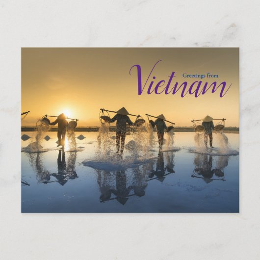Briefkaart uit Vietnam (Voorkant)