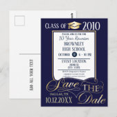 Briefkaart Uitnodiging schoolreünie (Voorkant / Achterkant)