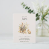 Briefkaart Uitnodiging tot Pasen (Staand voorkant)