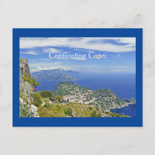 Briefkaart/Uitzicht van Capri van Atop Monte Solar Briefkaart