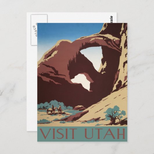 Briefkaart Utah (Voorkant / Achterkant)