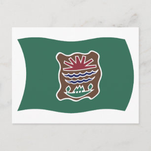 Briefkaart van Abenaki Tribe-vlag