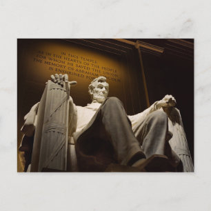 briefkaart van Abraham Lincoln